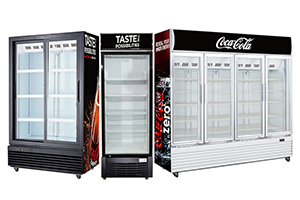 Custom-Made & Branding Upright Display Fridges (Coolers) & Freezers