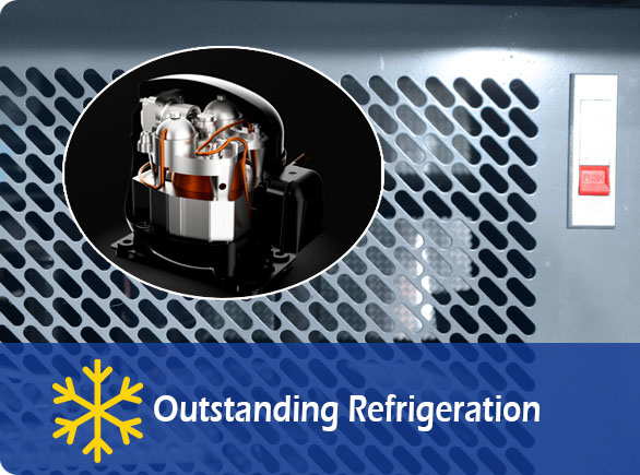 Izjemno hlajenje |NW-DG20S-25S otočni hladilnik