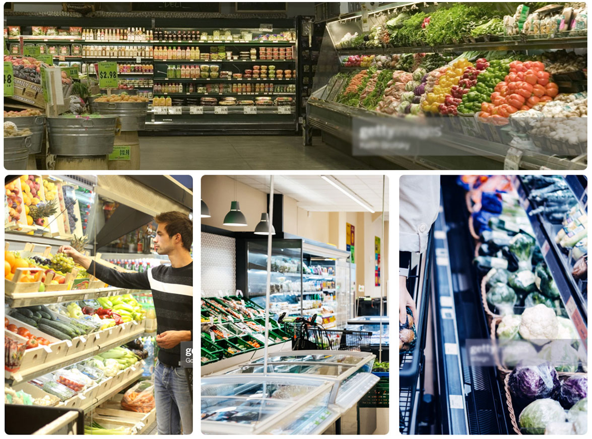 Апликације |НВ-ХГ20Б Хладњаци и фрижидери за продају пића са отвореним завесама у супермаркету на више спратова