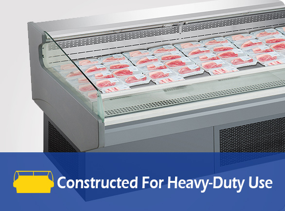 Zasnovan za uporabo v težkih pogojih |NW-RG20A Meso postrežemo nad razstavnim hladilnikom