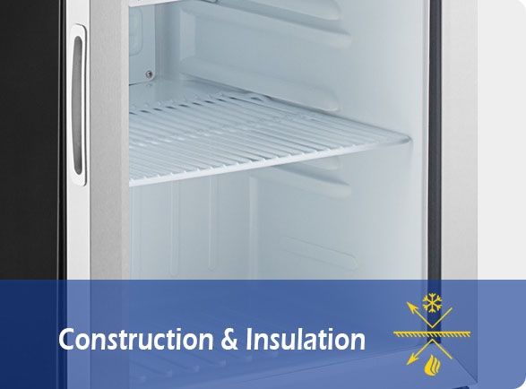 Konštrukcia a izolácia |NW-SC106B Displej stolného chladiča