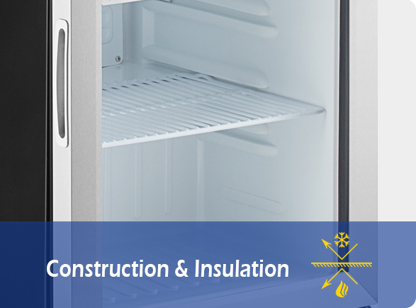 Konstrukce a izolace |NW-SC21 Stolní lednice s displejem