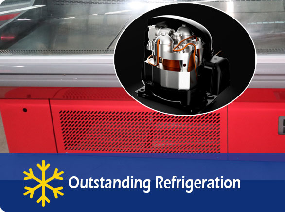 Excelente Refrigeração |Vitrine de delicatessen NW-SG20A