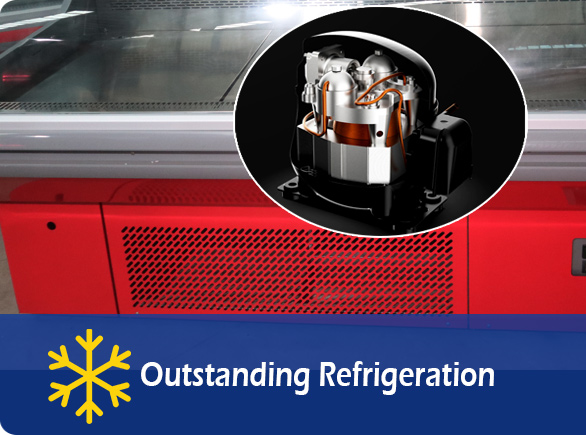 Outstanding Refrigeration |NW-SG20B sushi display koelkast