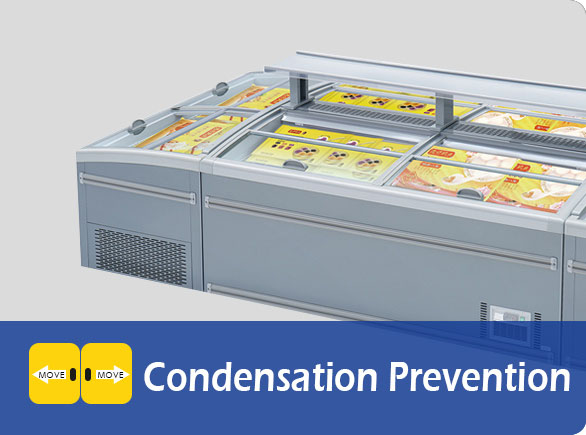 Condensation Previnsje |NW-WD18D grutte display freezer