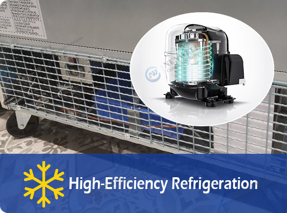 Refrigerazione ad alta efficienza |NW-Z16F Z20F D16F D20F portata nel refrigeratore/congelatore