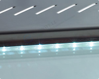 LED osvetlitev |NW-ARC370Z razstavni pult za pekarno