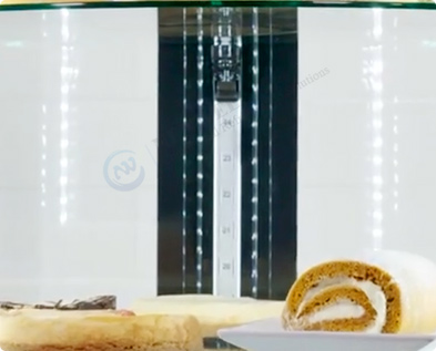 Жарықдиодты жарықтандыру |NW-RTC73L айналмалы торт көрсету тоңазытқышы