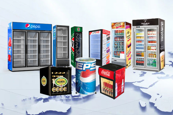 Typer av kommersiella displaykylskåp du kan välja för ditt företag