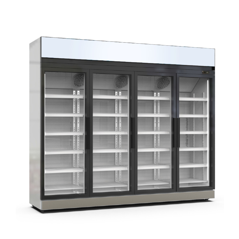 Glass Sliding Door Merchandiser or Cooler for Cafe and Restaurant for chilled drinks and foods