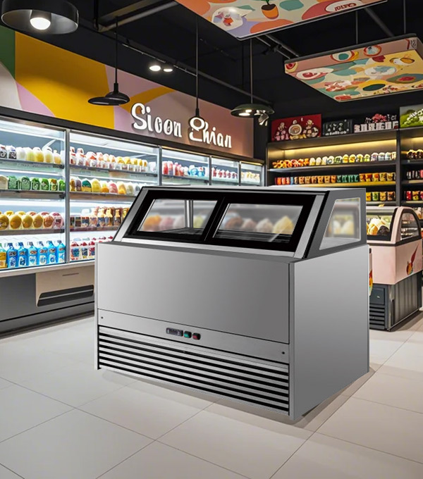 What are the advantages of imported ice cream cabinets?