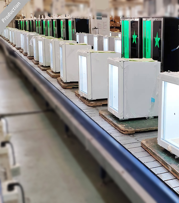 The characteristic functions of small refrigerators