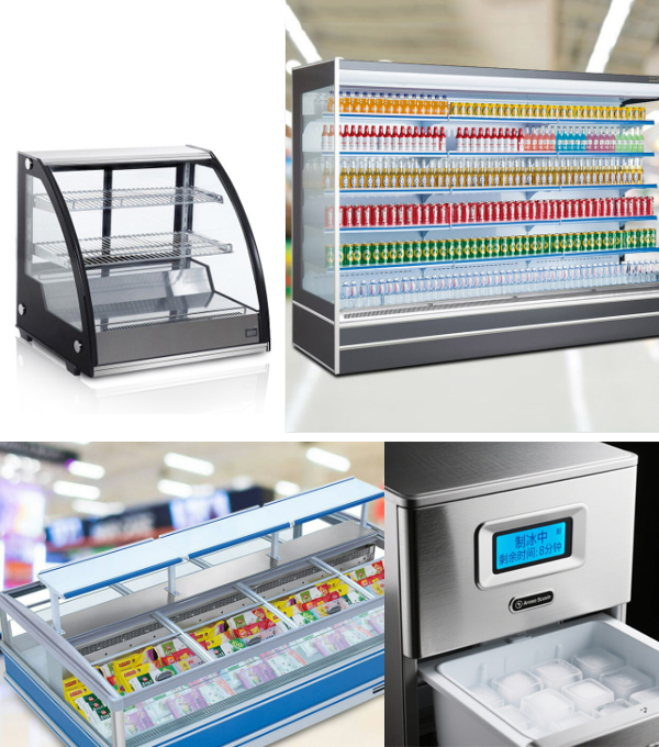 What top five refrigeration equipment in the supermarket?