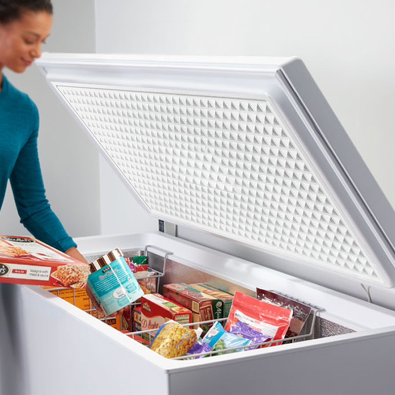 Frozen Food And Ice Cream Deep Storage Chest Style Freezer With Refrigerator