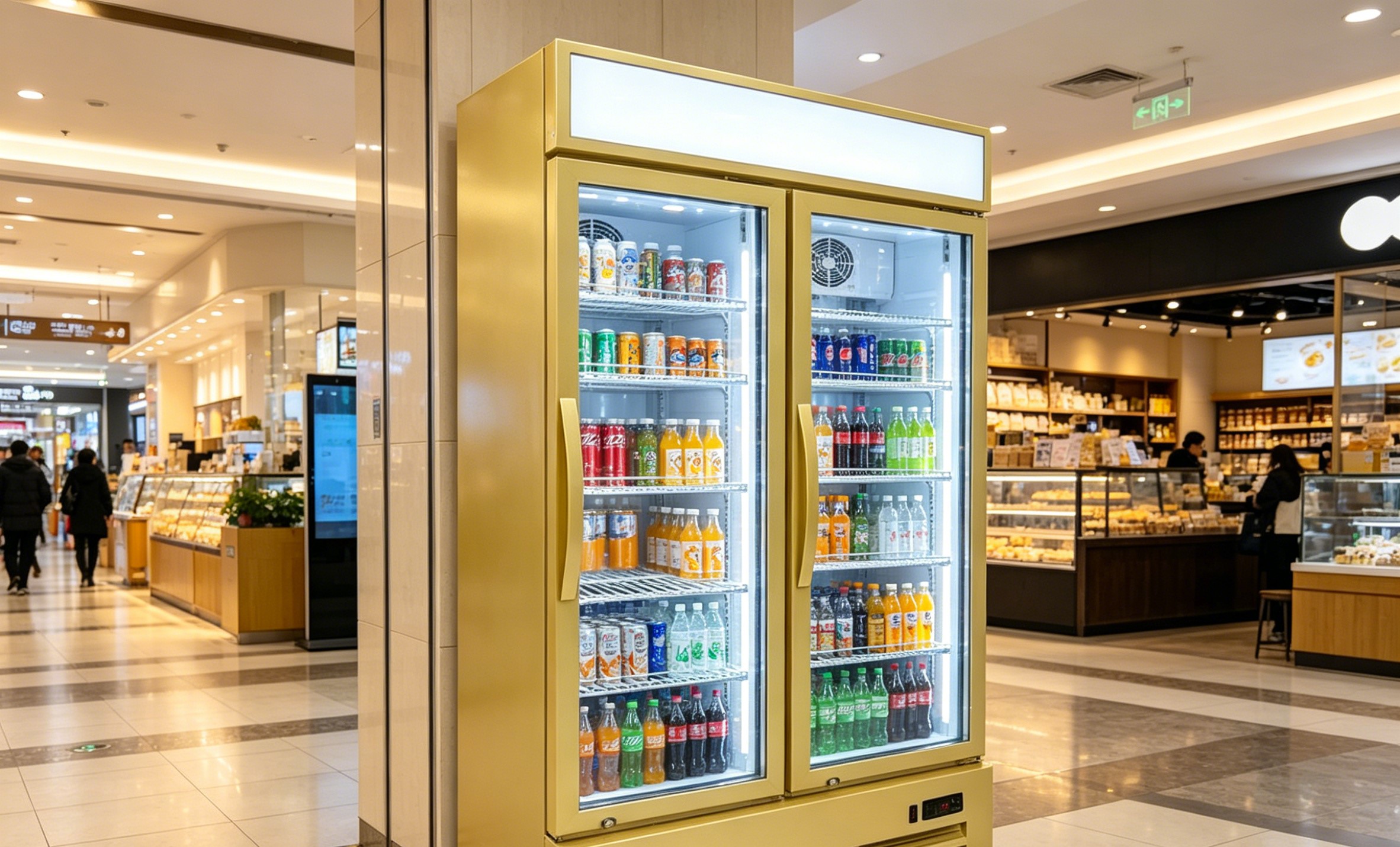 space saving beverage refrigerator