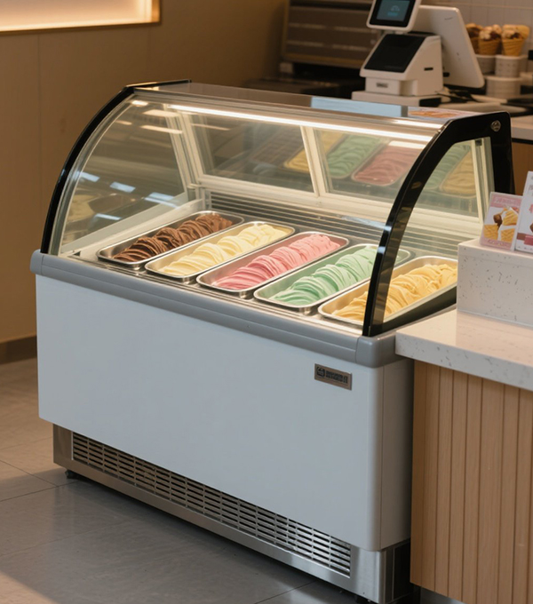 Advantages of large-capacity commercial ice cream cabinets