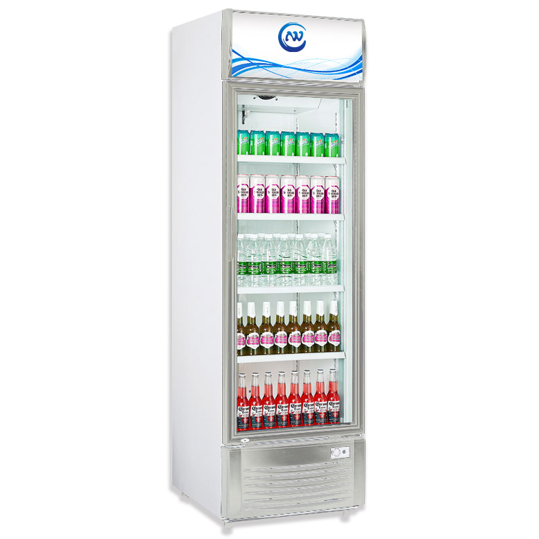 Custom Color Display Commercial Freezer Showcase Fridge For Beverage