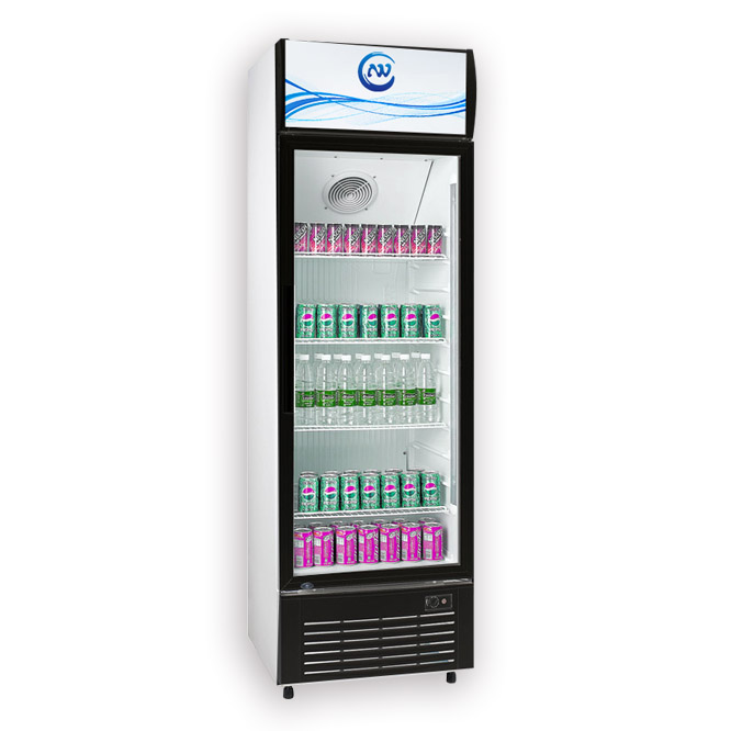 China Glass Door Display Fridge with LED Lumination  MG220X