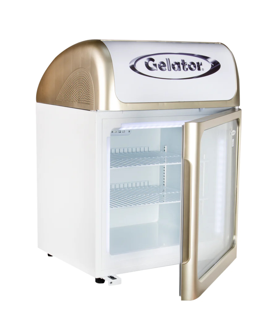 Displeja saldētava uz galda ar apgaismojumu Geratoram vai saldējumam (SC-70BT)