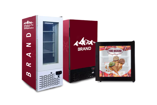 Haagen Dazs හෝ වෙනත් ප්‍රසිද්ධ වෙළඳ නාම සඳහා Countertop Mini Freezer