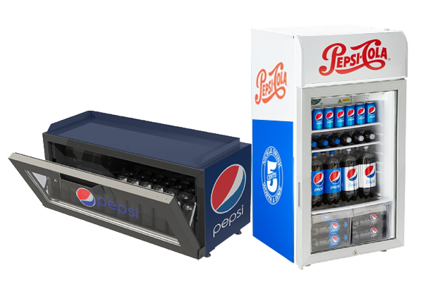 Countertop Mini Fridge - Branded Mini And Upright Display Fridges And Coolers For Pepsi Cola Promotion