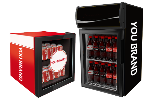 Мини яхдон барои тамғаи фармоишӣ барои Coca-Cola (Кока)