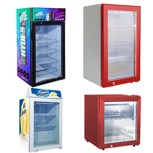 Factory Wholesale Front Glass Door Compact Countertop Display Cooler