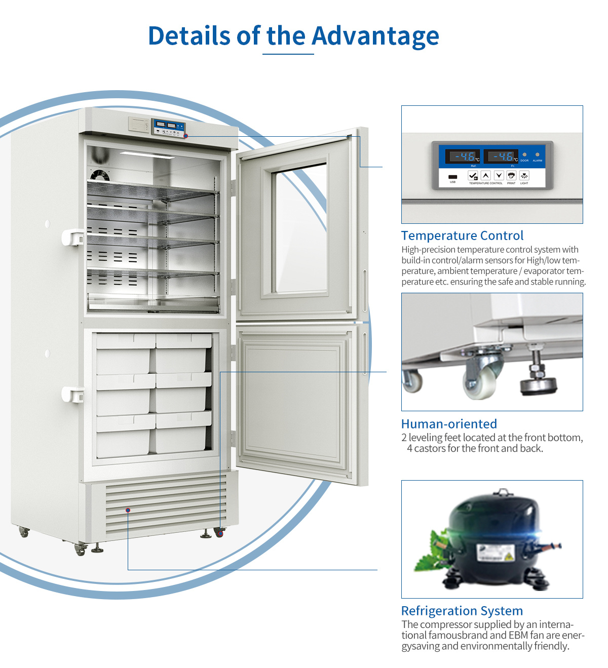 Laboratory-fridge-combined-with-Freezer-brand and manufacturer