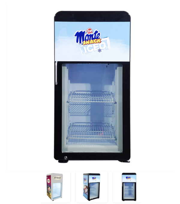 Can the mini refrigerated display cabinet be used in the car?