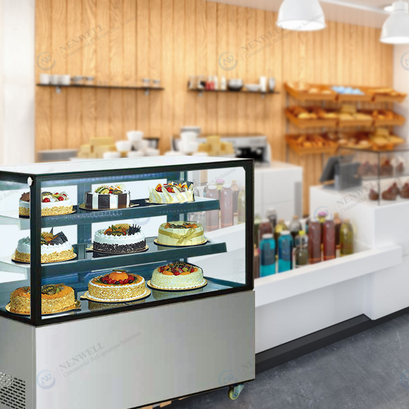Commercial Bakery Shop Cake And Pastry Cooling Display Fridge Counters