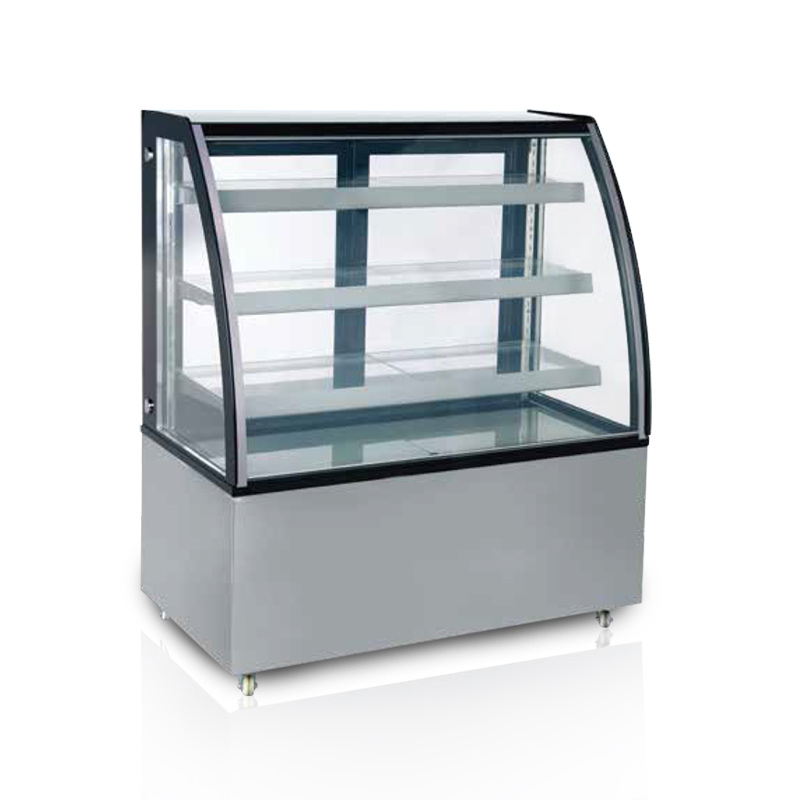 Commercial Bake Shop Freestanding Ice Cake Display Fridge