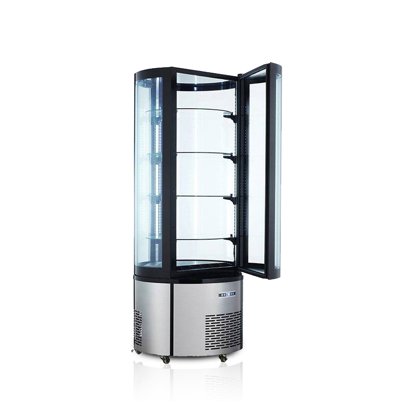 Commercial Bakery Round Cake Display Showcase Fridge