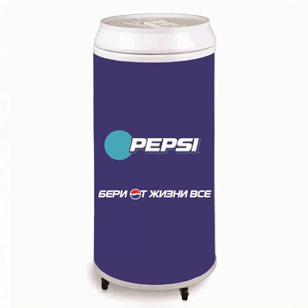 Top Open Lid Can Cooler Refrigerator Round Barrel Beverage Cooler Fridge  Can Fridge for Party Cooler - China Round Barrel Beverage and Beverage  Cooler price