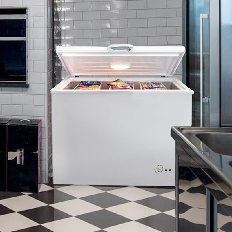 Commercial Deep Chest Freezer For Frozen Food And Meat Storage