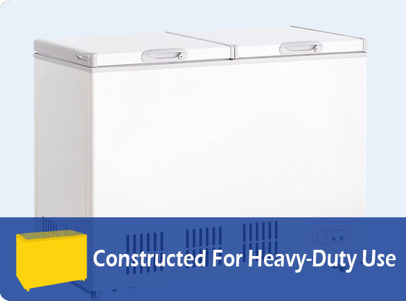 Constructed For Heavy-Duty Use | NW-BD192-226-276-316 deep freezer with refrigerator