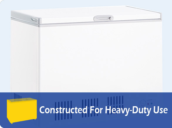 Constructed For Heavy-Duty Use | NW-BD193-243-283-313 deep freezer with fridge