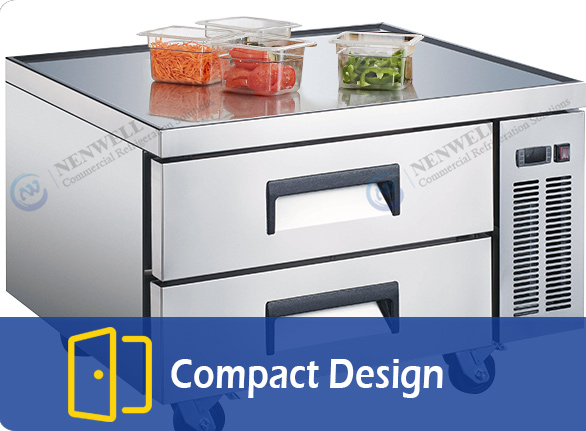 Compact Design | NW-CB36 undercounter refrigerator freezer