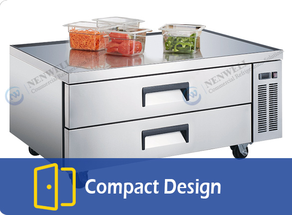 Compact Design | NW-CB52 double drawer refrigerator freezer