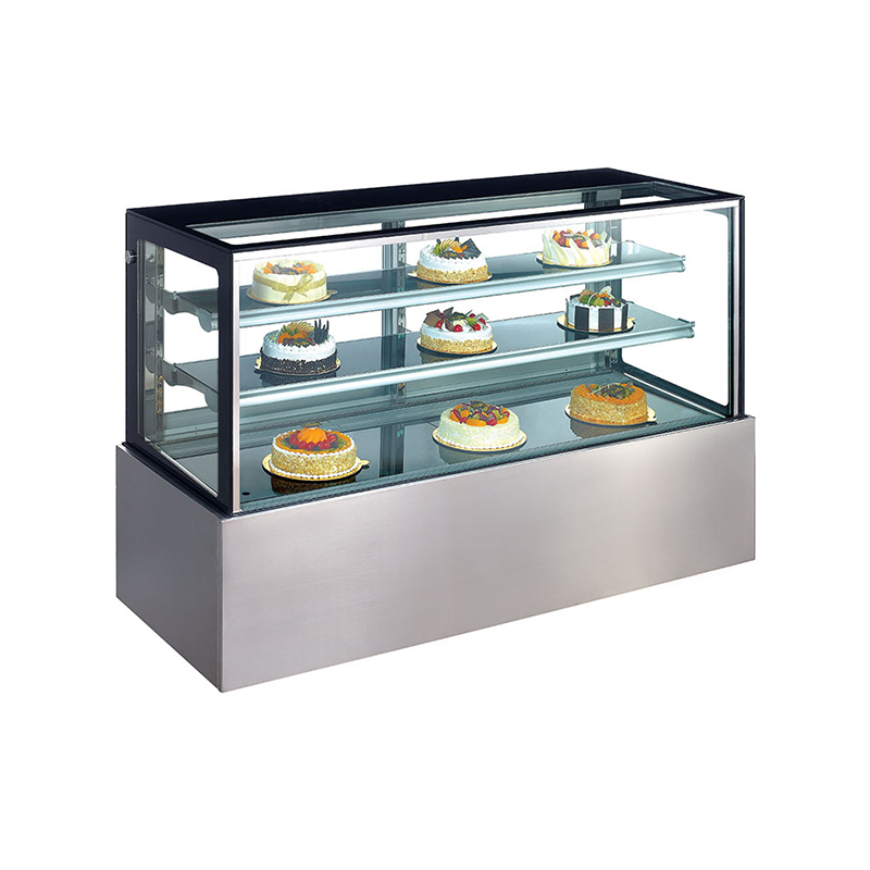 Commercial Standing Type Dessert Showcase For Grocery Shops Displaying