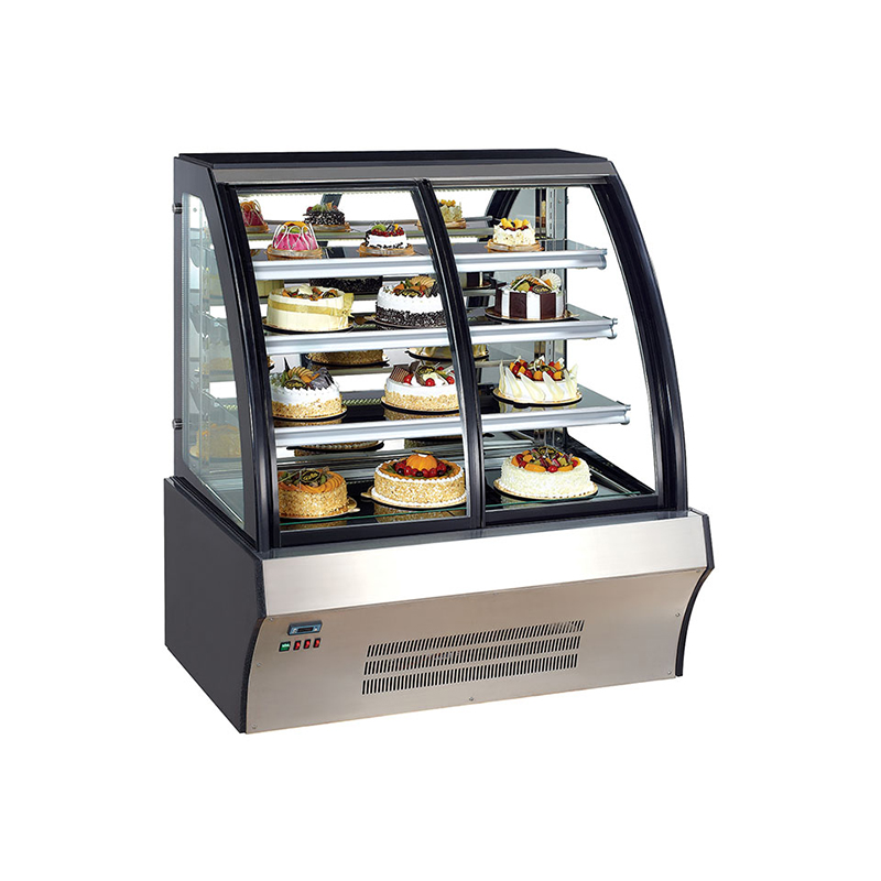 یخچال حرفه ای نمایش کیک و ویترین یخچال دار برای مغازه های نانوایی
