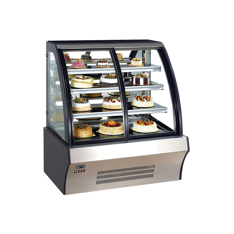 Professional Cake Ratidza Firiji uye Refrigerated Showcase yeBakery Shops