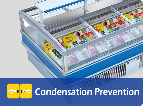 Condensation Prevention | NW-DG20S-25S supermarket chest freezer
