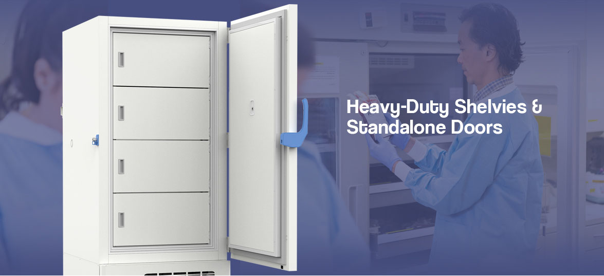 Heavy-Duty Shelvies & Standalone Doors | NW-DWFL528 best ultra low freezer
