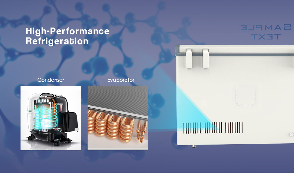 High-Performance Refrigeration | NW-DWGW150-270-360 lab grade freezer