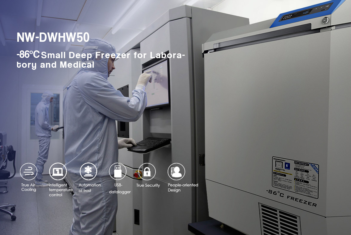 NW-DWHW50 Medical And Laboratory Ultra Low Temperature Chest Freezer Price For Sale | factory and manufacturers