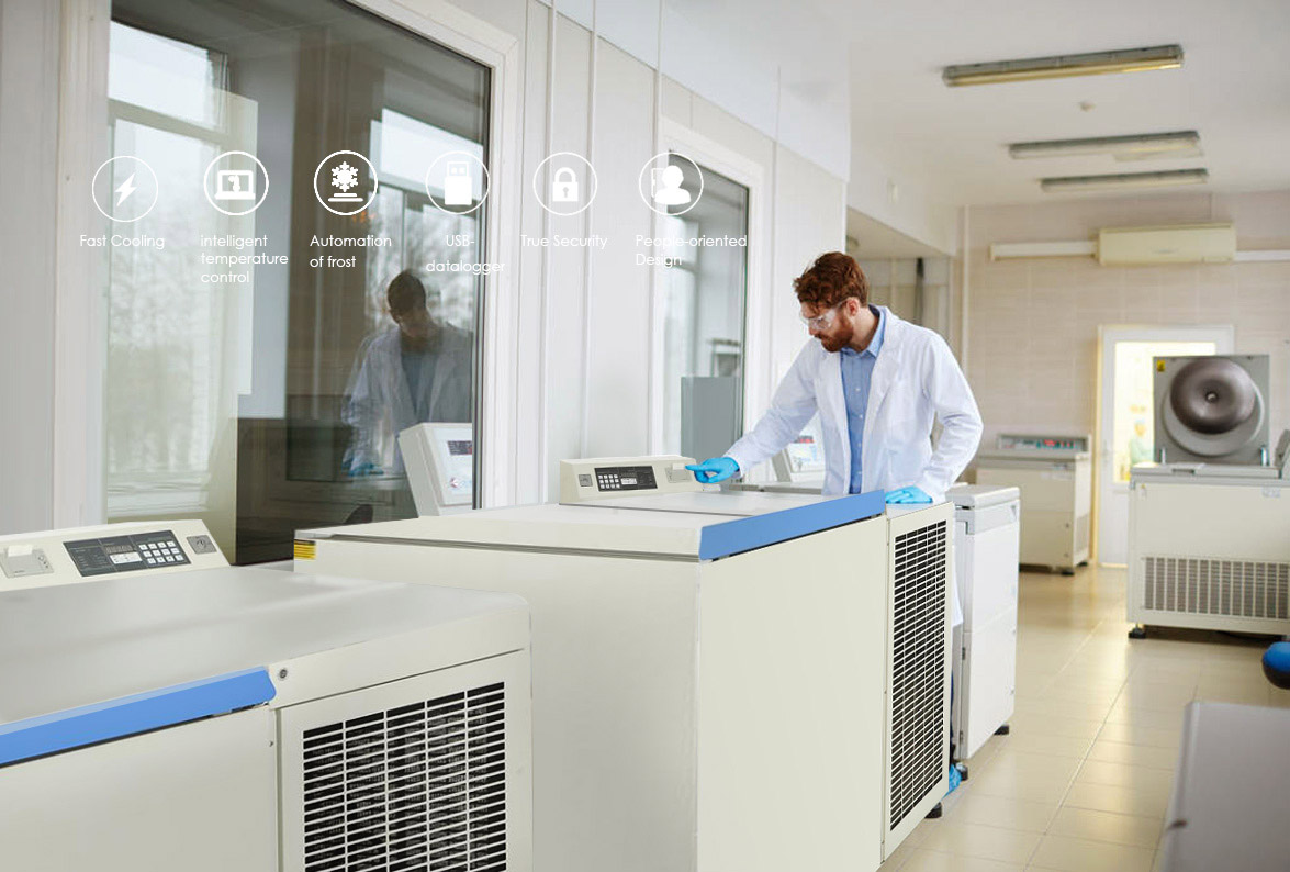 NW-DWUW128-258 Medical And Industrial Ultra Frozen Cryogenic Freezer Price For Sale | factory and manufacturers
