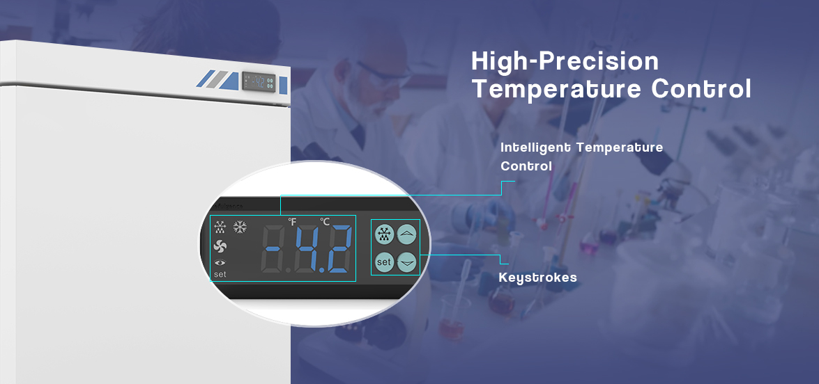 High-Precision Temperature Control | NW-DWYL90 Lab Fridge Freezer
