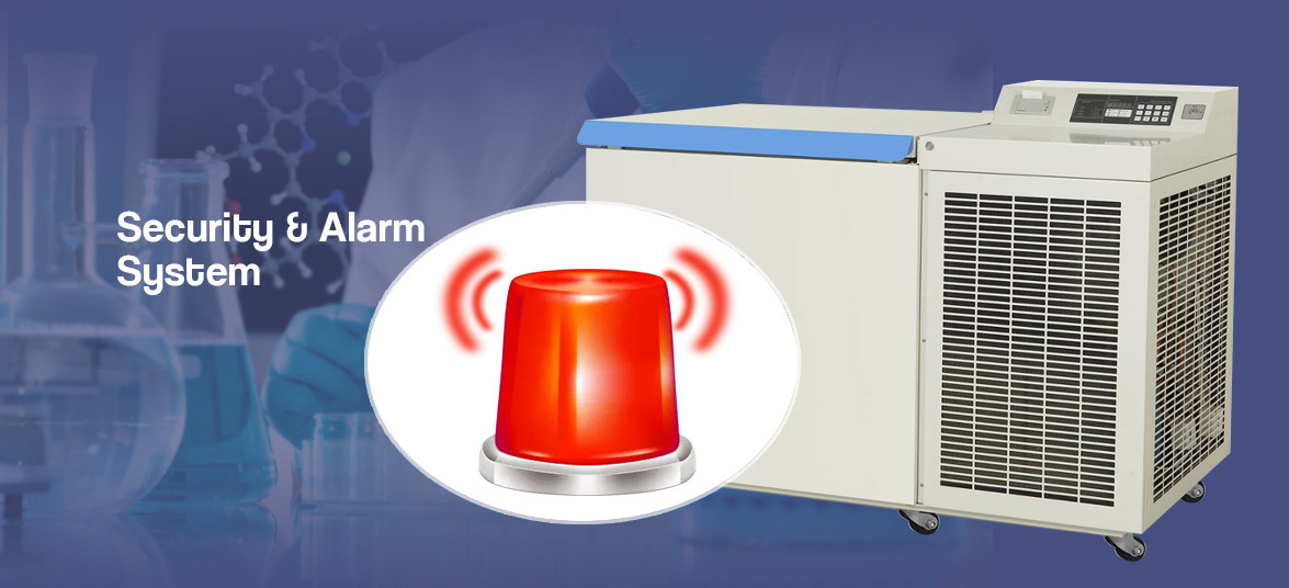 Security & Alarm System | NW-DWZW128 cryogenic chest freezer