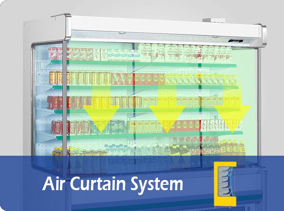 Air Curtain System | NW-HG20B multideck chillers for sale
