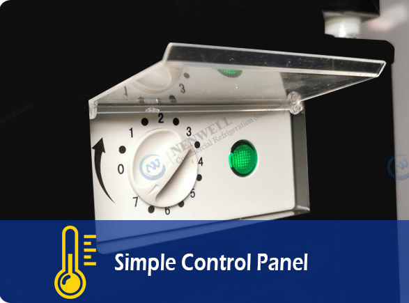 Simple Control Panel | NW-LG1020 triple door refrigerator price